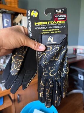 Heritage performance, riding gloves, various sizes and colors